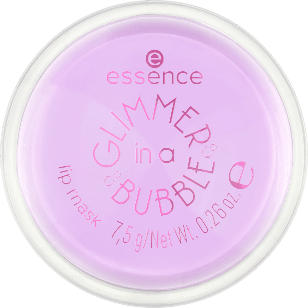 essence Lip Mask Glimmer In A Bubble 01 Kiss In A Bubble, 7.5 g