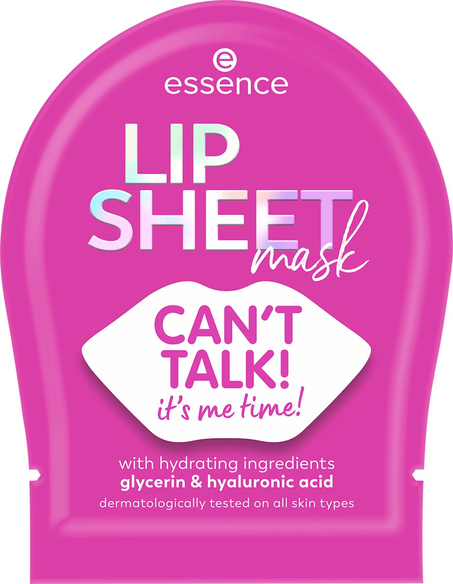 essence Lip Sheet Mask 01 Can't Talk! It's Me Time!, 1 pc