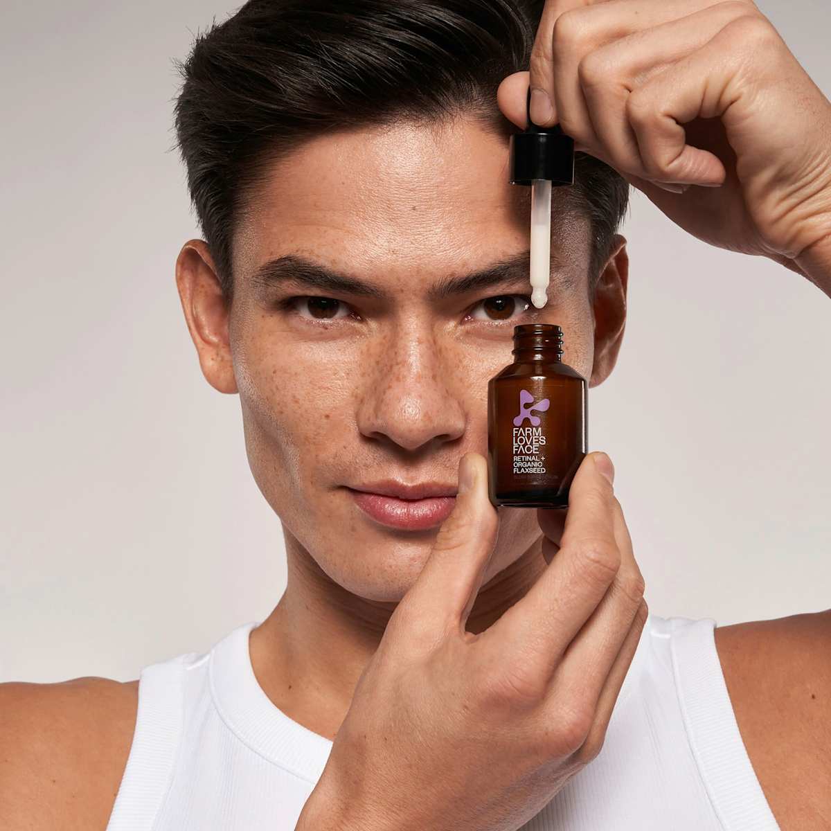 Farm Loves Face Slow Aging Serum with Retinal + Organic Flaxseed, 28 ml