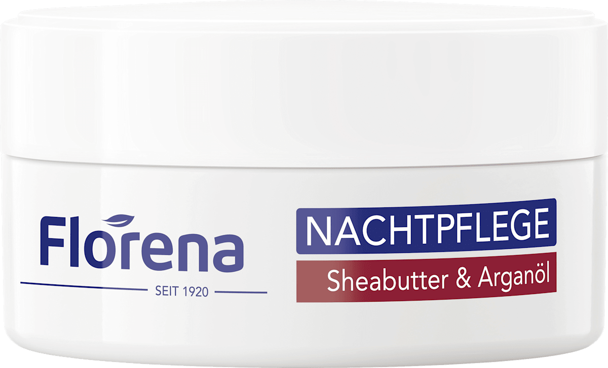 Florena Night Cream Shea Butter & Argan Oil, 50 ml