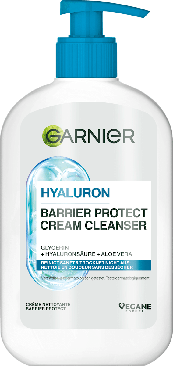 Garnier Hyaluron Barrier Protect Cream Cleanser 250 ml