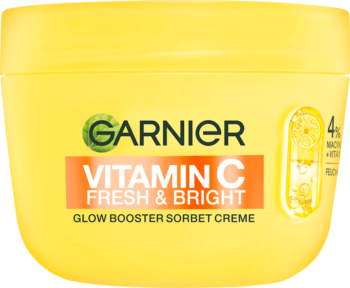 GARNIER Glow Booster Sorbet Cream Vitamin C, 85 ml