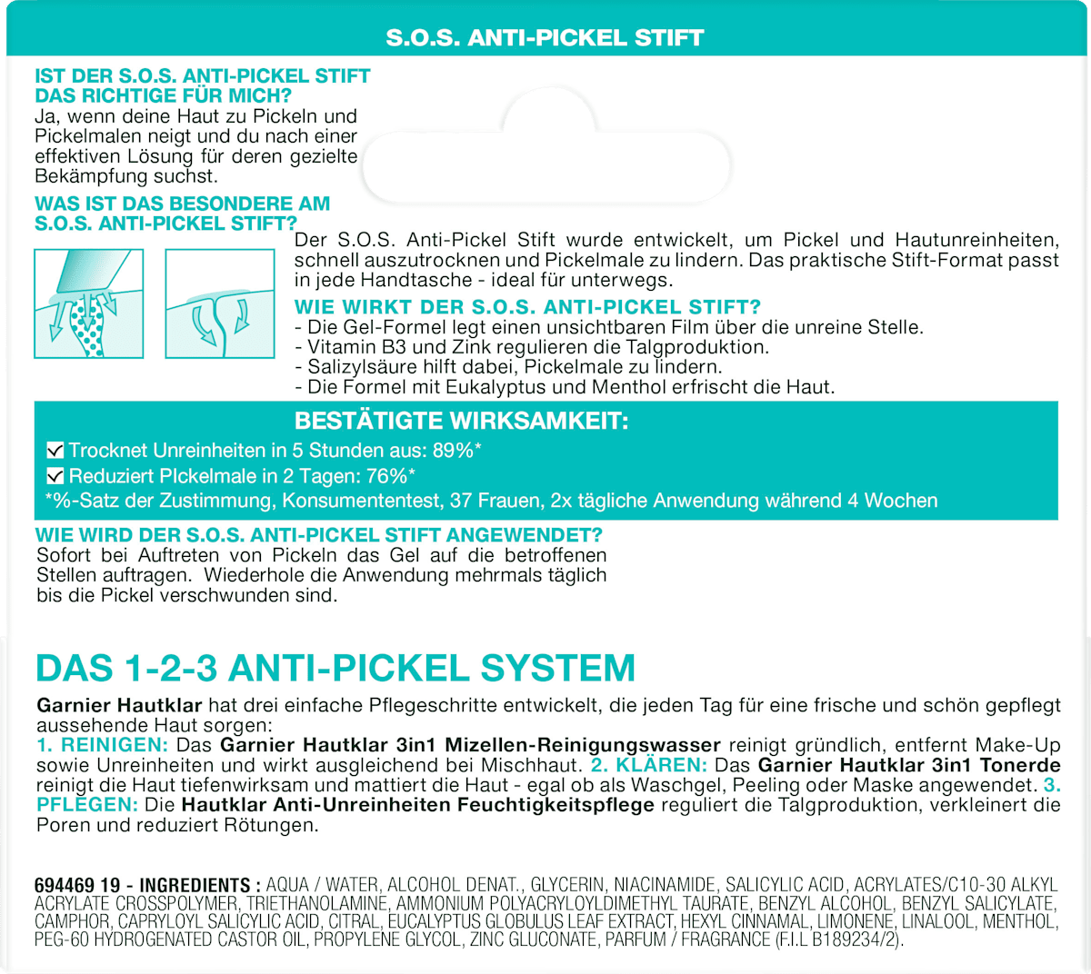 Garnier Skin Active Anti-Pimple Stick SOS - view 3