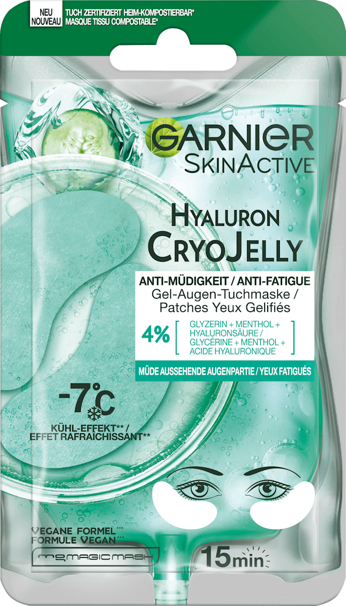 Garnier SkinActive Eye Pads Cryo Jelly (1 pair), 2 pcs