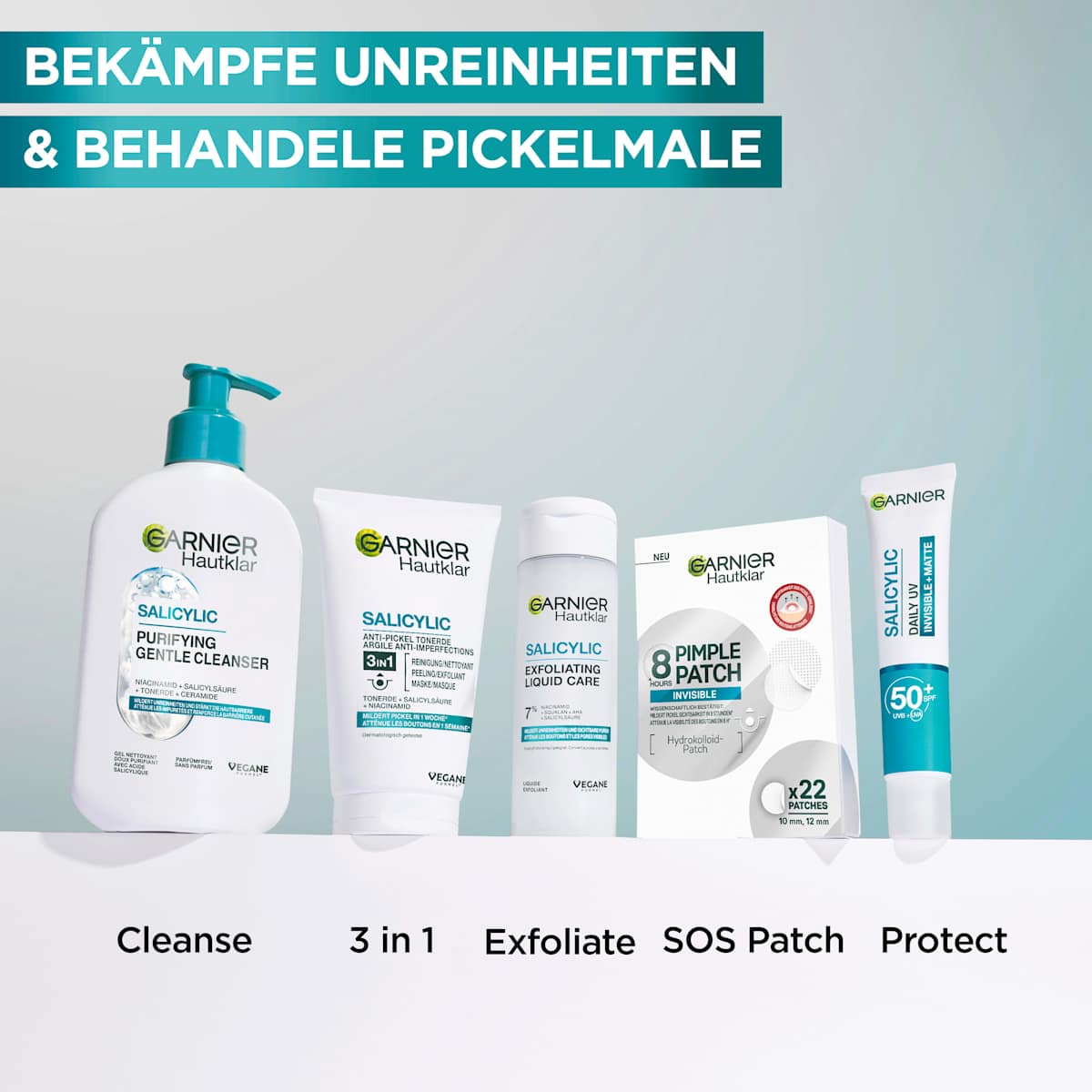 Garnier Skin Active Salicylic Cleansing Cream 3in1 - view 2