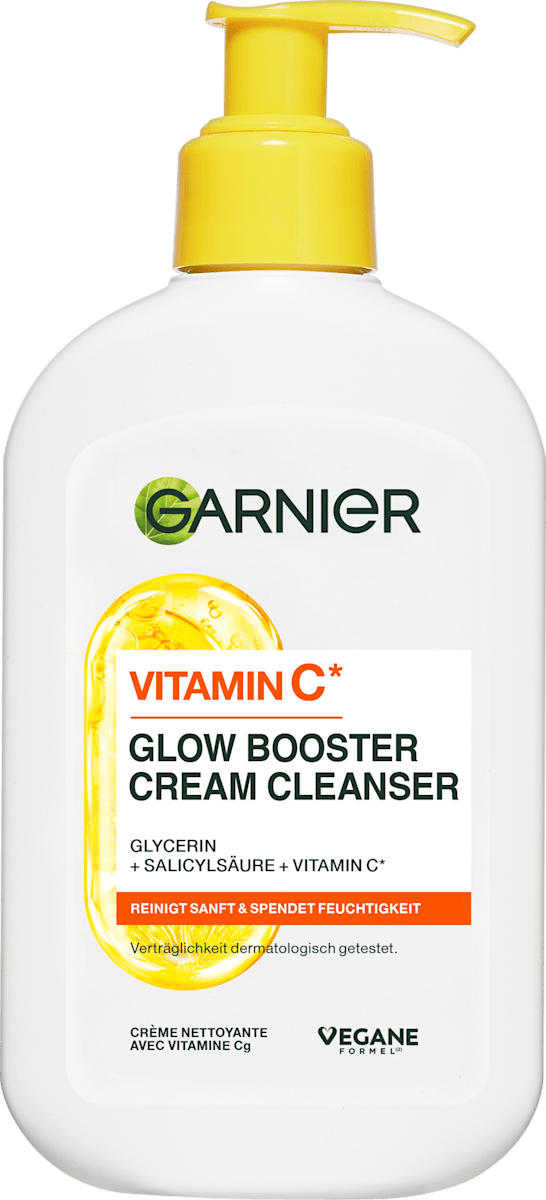Garnier Skin Active Cleansing Gel Glow Booster Vitamin C 250 ml