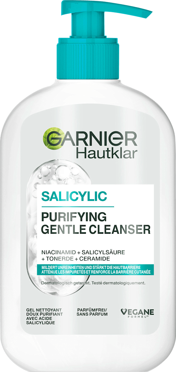 Garnier Skin Active Cleansing Foam Salicylic Cleanser, 250 ml