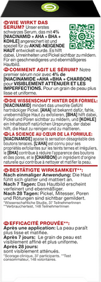 Garnier Skin Active Serum Anti-Blemish AHA + BHA Charcoal, 30 ml