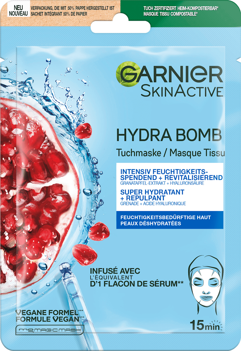 Garnier Skin Active Sheet Mask Hydra Bomb Pomegranate