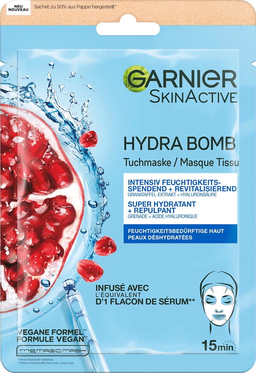 Garnier Skin Active Sheet Mask Hydra Bomb Pomegranate