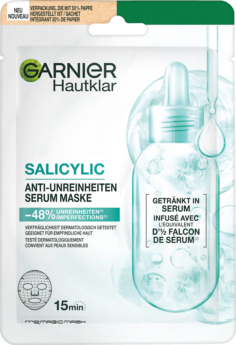 GARNIER Serum Sheet Mask Salicylic, 1 pc