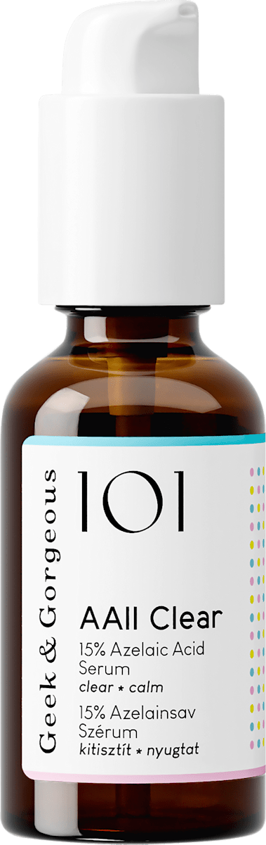 Geek&Gorgeous Face Serum 101 AAll Clear 15% Azelaic Acid, 30 ml