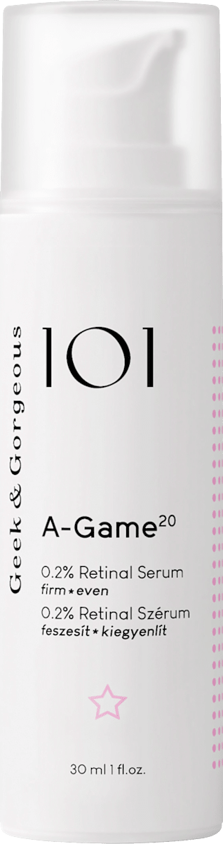 Geek&Gorgeous Face Serum 101 A-Game-20 0.2% Retinal, 30 ml