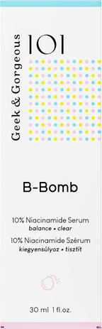 Geek&Gorgeous Face Serum 101 B-Bomb 10% Niacinamide, 30 ml