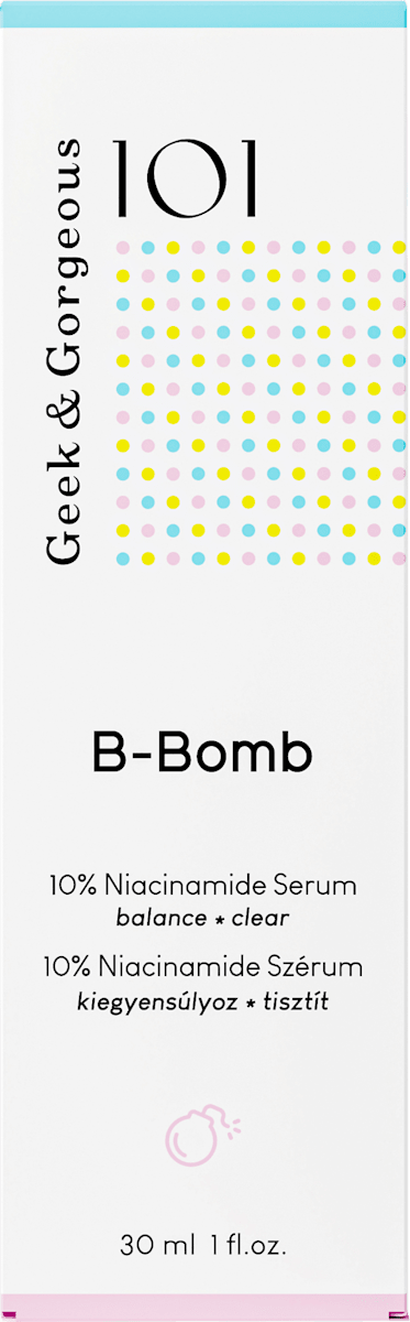 Geek&Gorgeous Face Serum 101 B-Bomb 10% Niacinamide, 30 ml