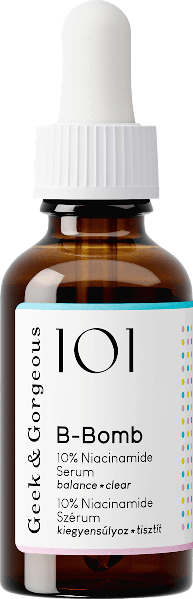Geek&Gorgeous Face Serum 101 B-Bomb 10% Niacinamide, 30 ml
