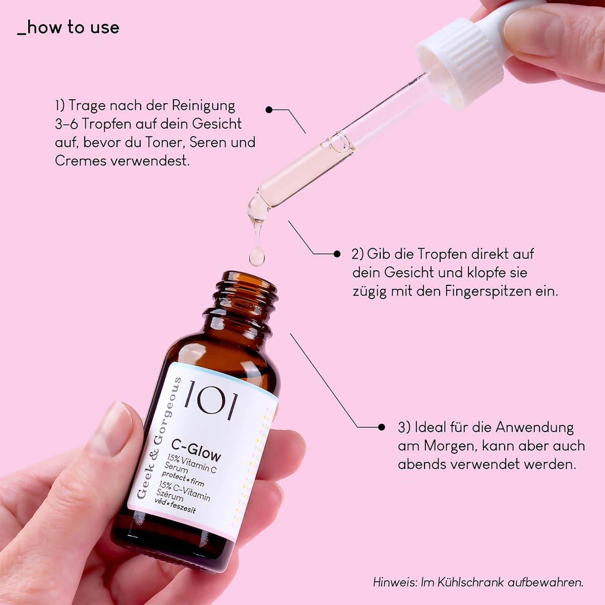 Geek&Gorgeous Face Serum 101 C-Glow 15% Vitamin C, 30 ml