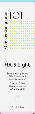 Geek&Gorgeous Face Serum 101 HA 5 Light, 30 ml