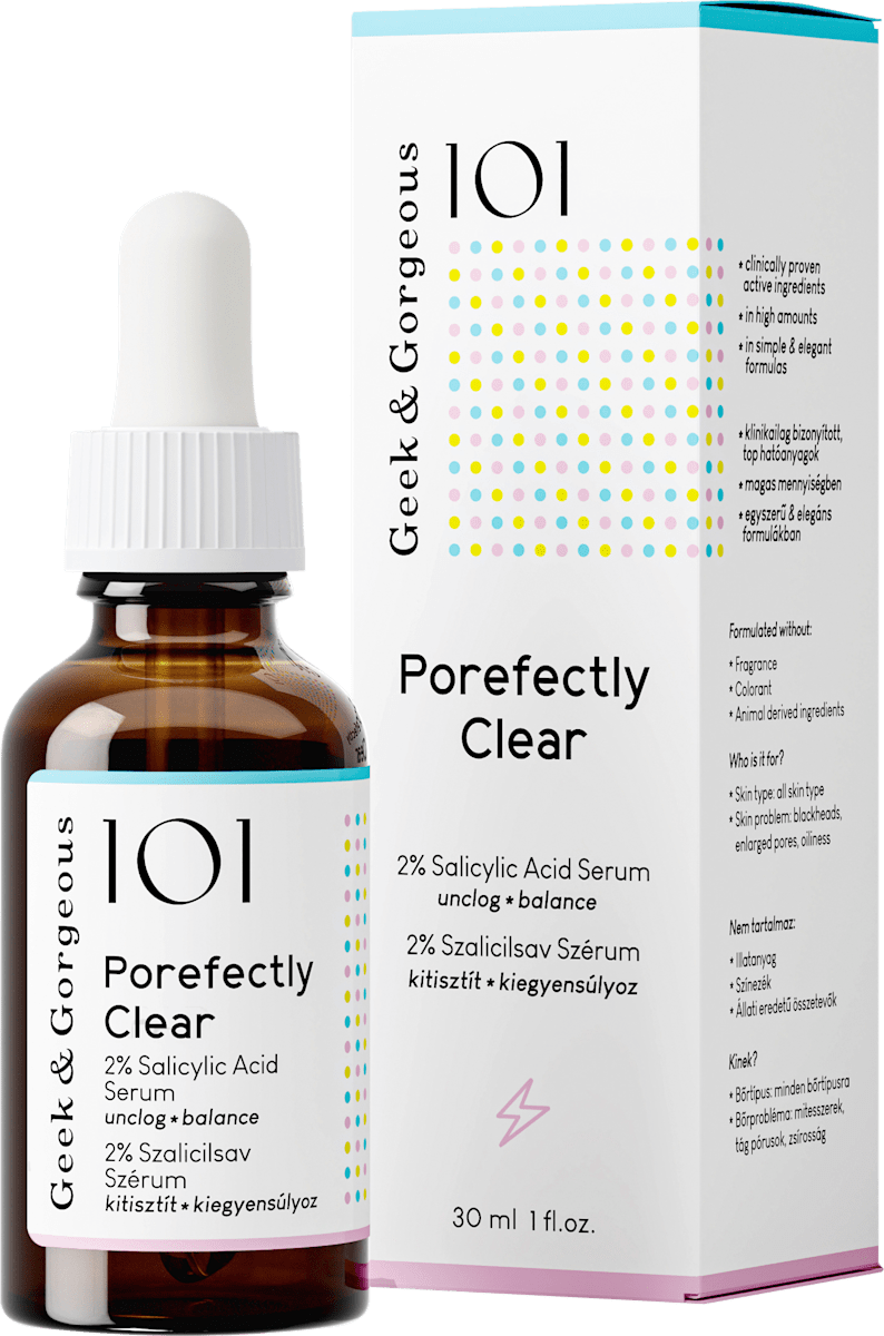 Geek&Gorgeous Face Serum 101 Porefectly Clear, 30 ml