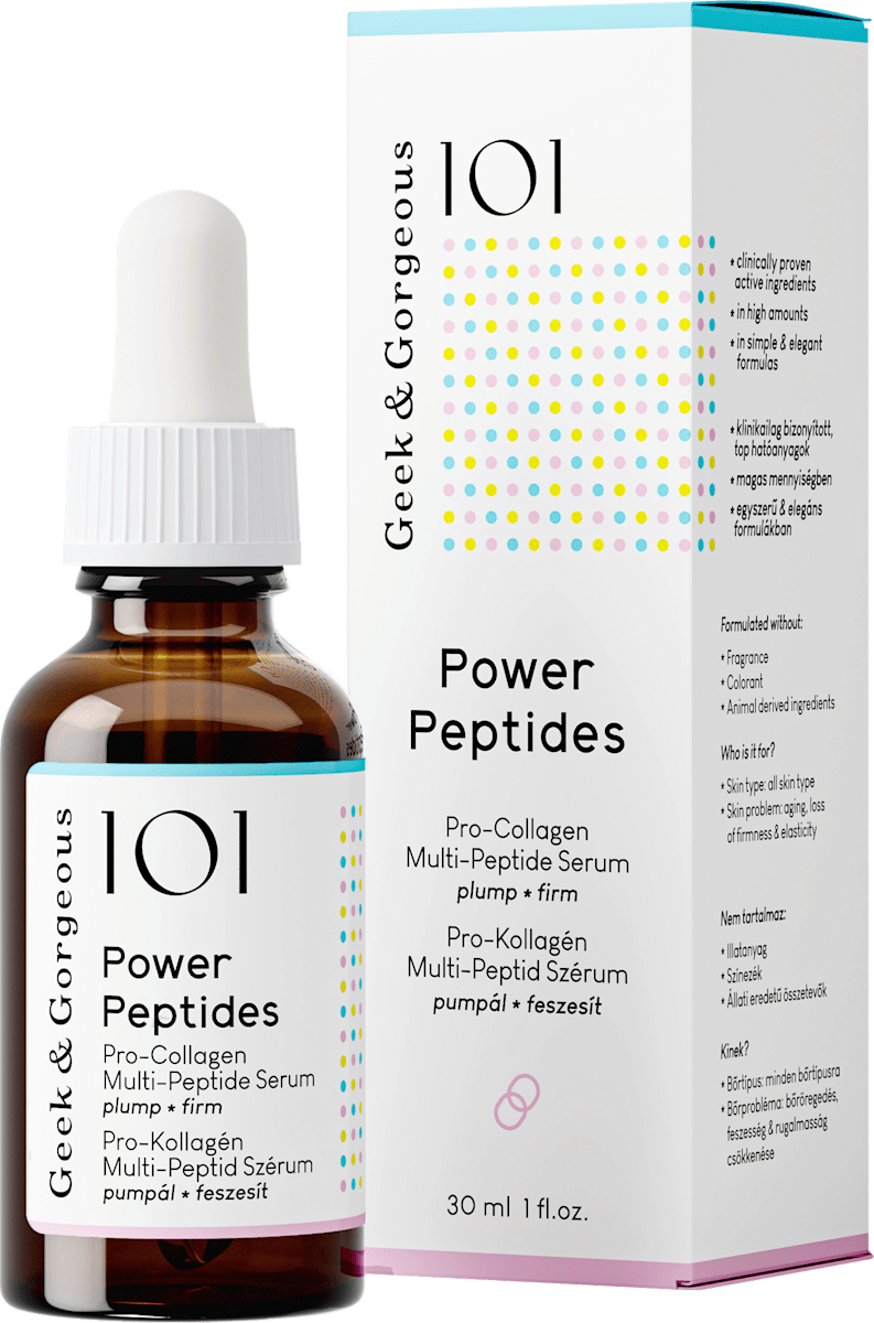 Geek&Gorgeous Face Serum 101 Power Peptides, 30 ml
