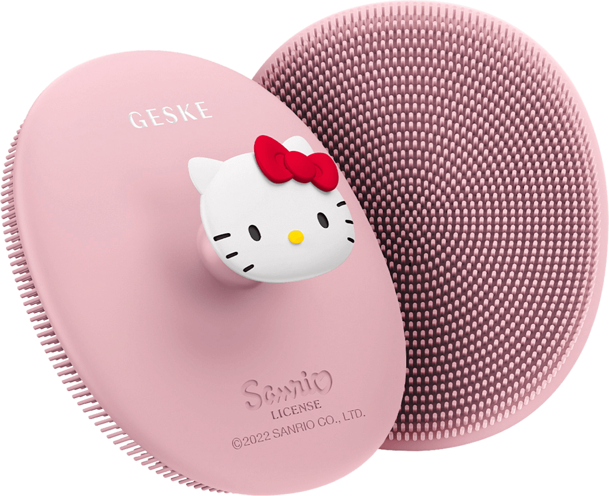 GESKE Facial Brush 3 in 1 Hello Kitty Pink, 1 pc