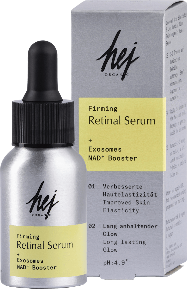 hej ORGANIC Firming Retinal Face Serum, 30 ml