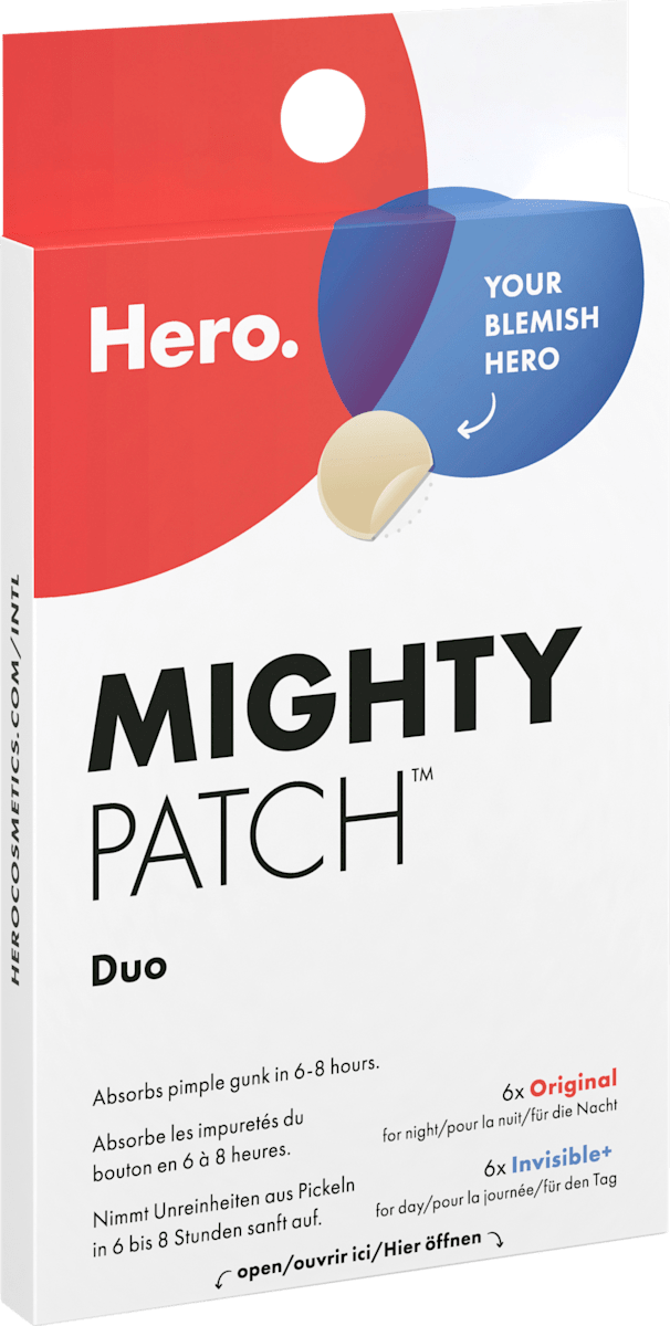 Hero. Anti-Pimple Patches Mighty Patch Duo, 12 pcs