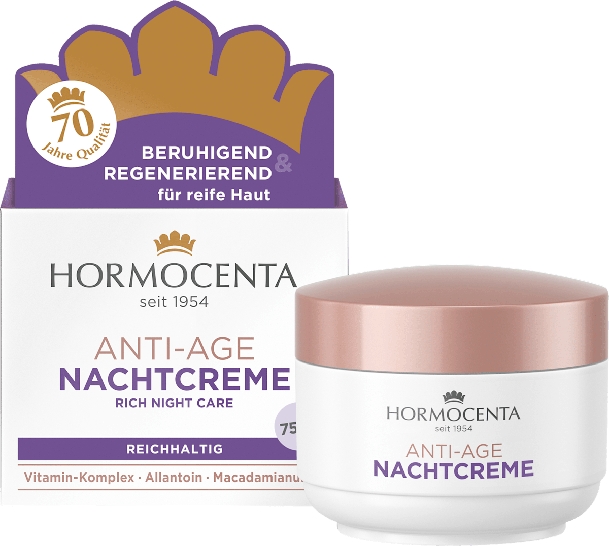 Hormocenta Night Cream Anti-Age Rich, 75 ml