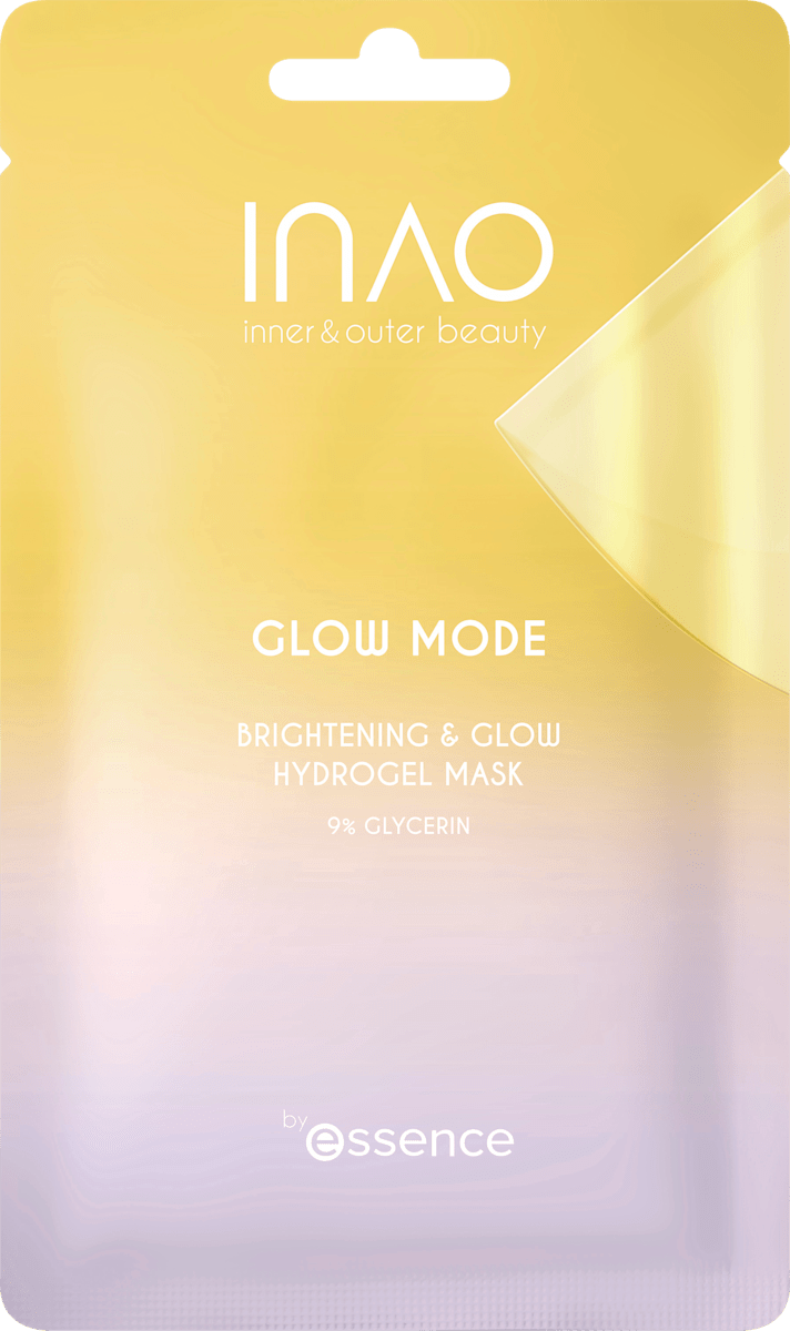 INAO Face Mask Hydrogel Glow Mode Brightening & Glow, 1 pc