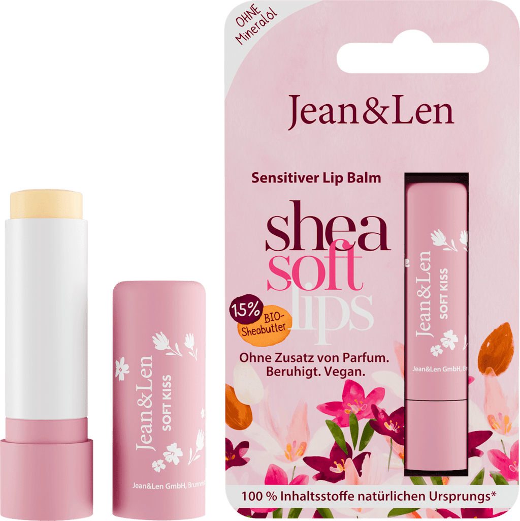Jean&Len Almond Sensitive Lip Care, 4.8 g