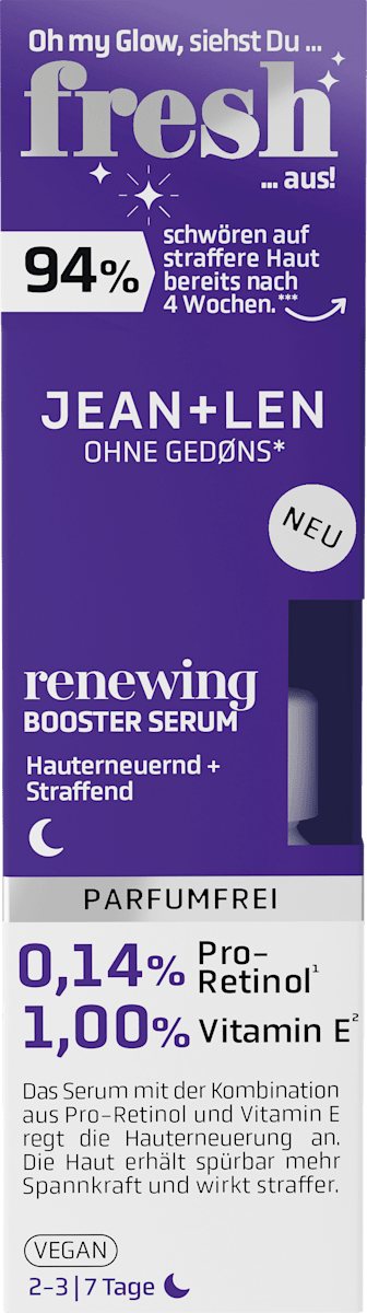 Jean&Len Serum Renewing Booster, 30 ml