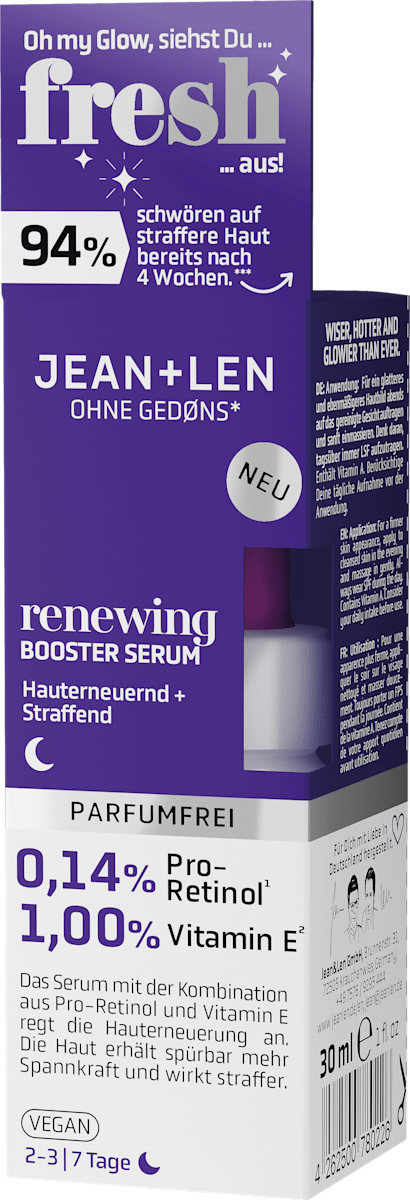 Jean&Len Serum Renewing Booster, 30 ml