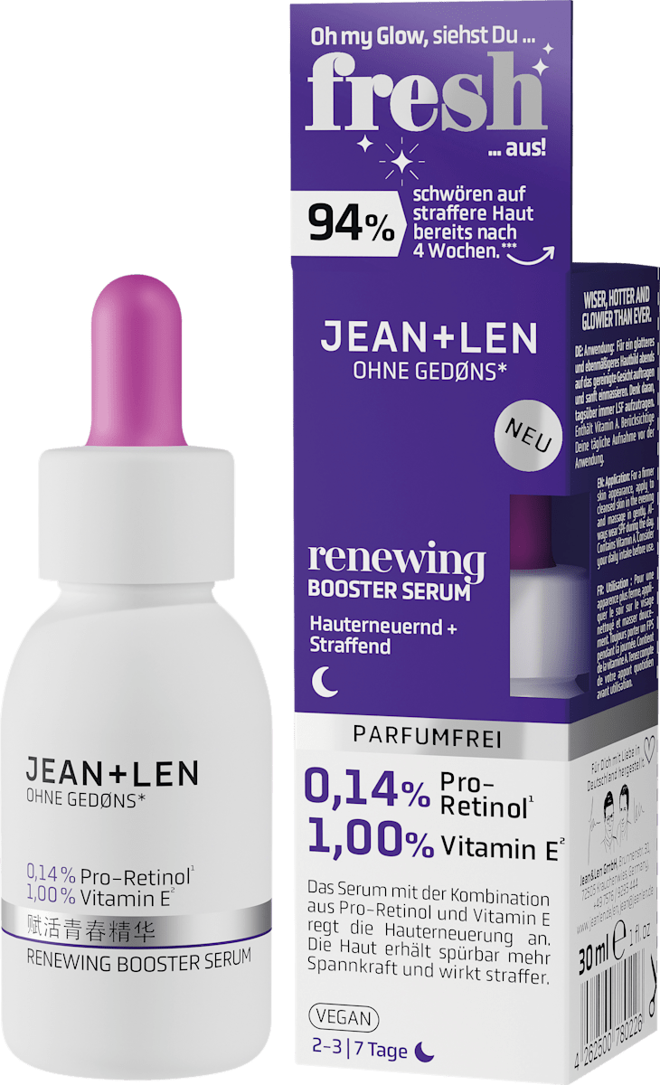 Jean&Len Serum Renewing Booster, 30 ml
