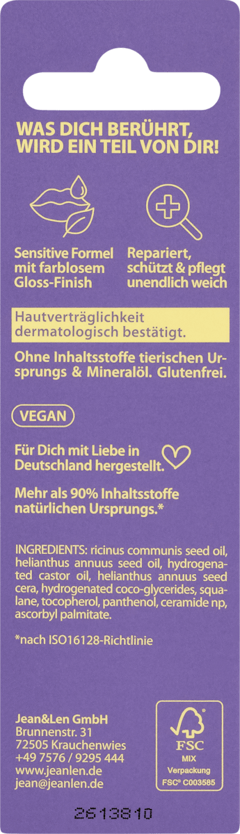 Jean&Len TreatSugar Clear, 10 ml
