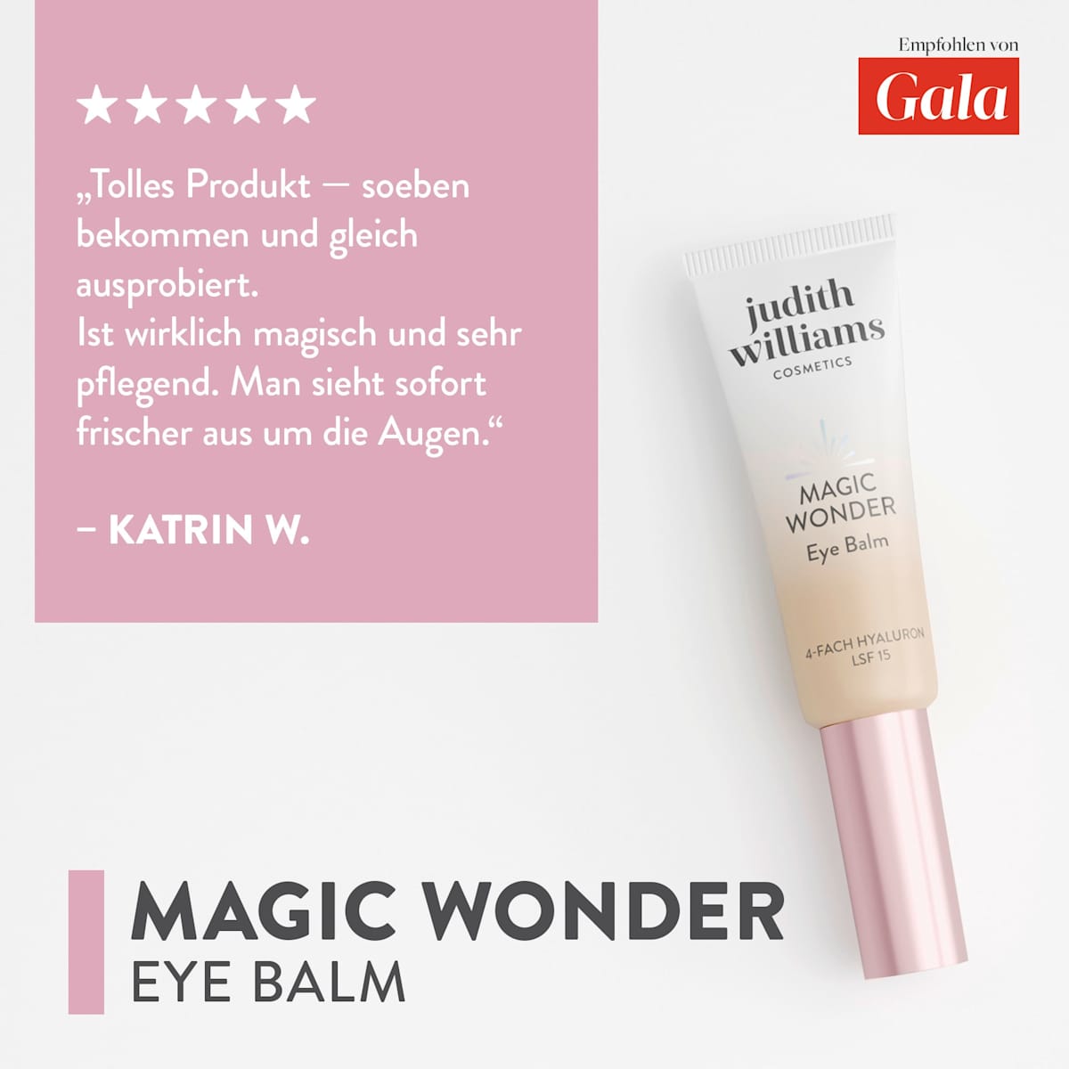 Judith Williams Cosmetics Eye Cream Magic Wonder, 10 ml