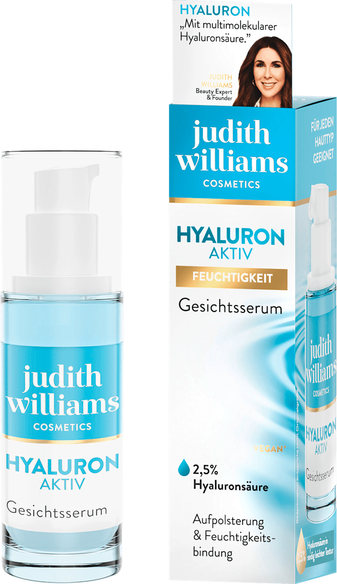 judith williams COSMETICS Hyaluron Active Face Serum, 30 ml
