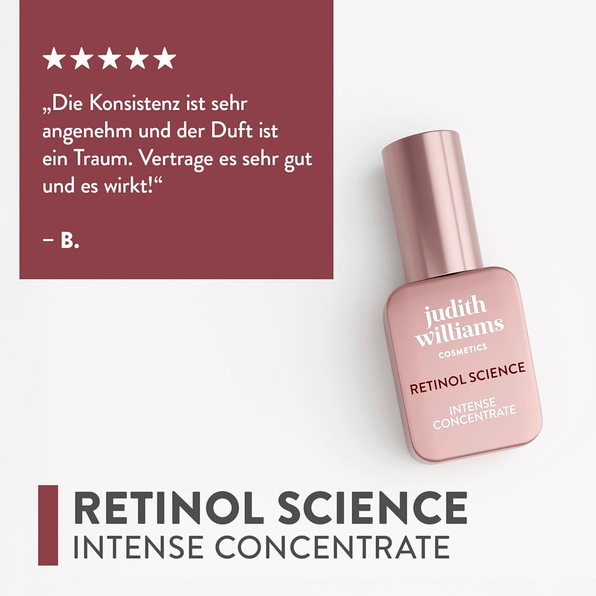 judith williams COSMETICS Serum Intensive Concentrate Retinol Science, 30 ml