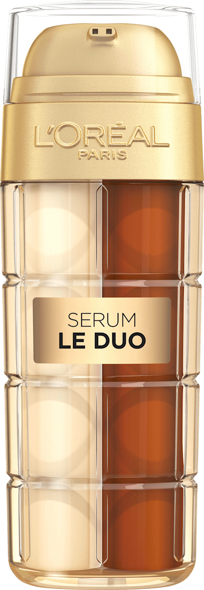 L'ORÉAL PARiS Anti-Aging Face Serum Le Duo with Collagen Peptide, Vitamin B3 and C, 30 ml