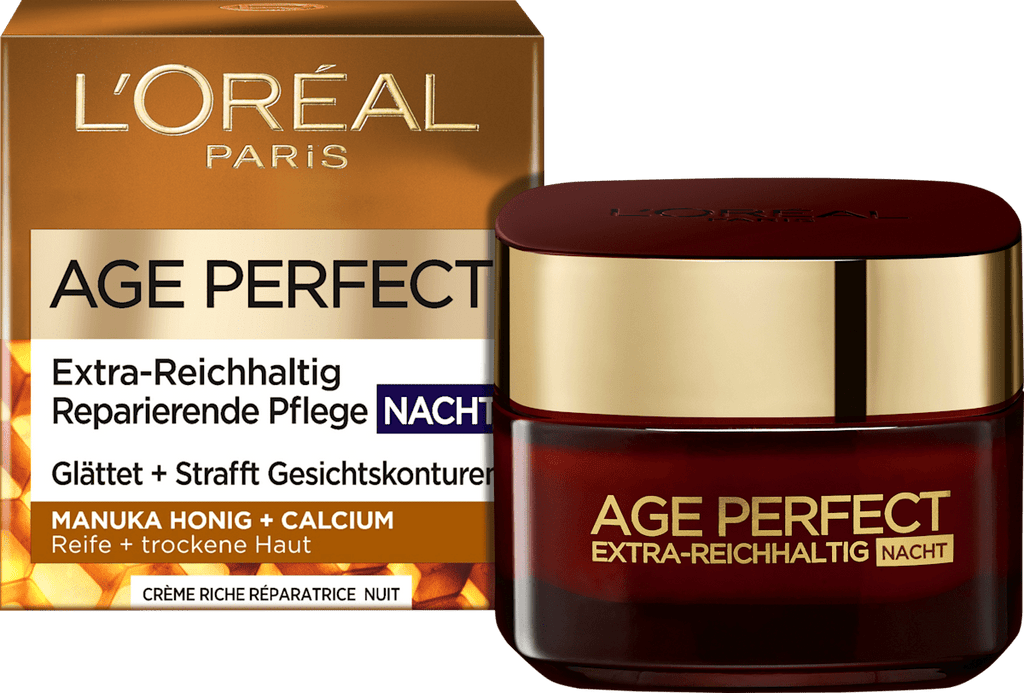 L'ORÉAL PARiS Night Cream Age Perfect Extra Rich Manuka Honey, 50 ml