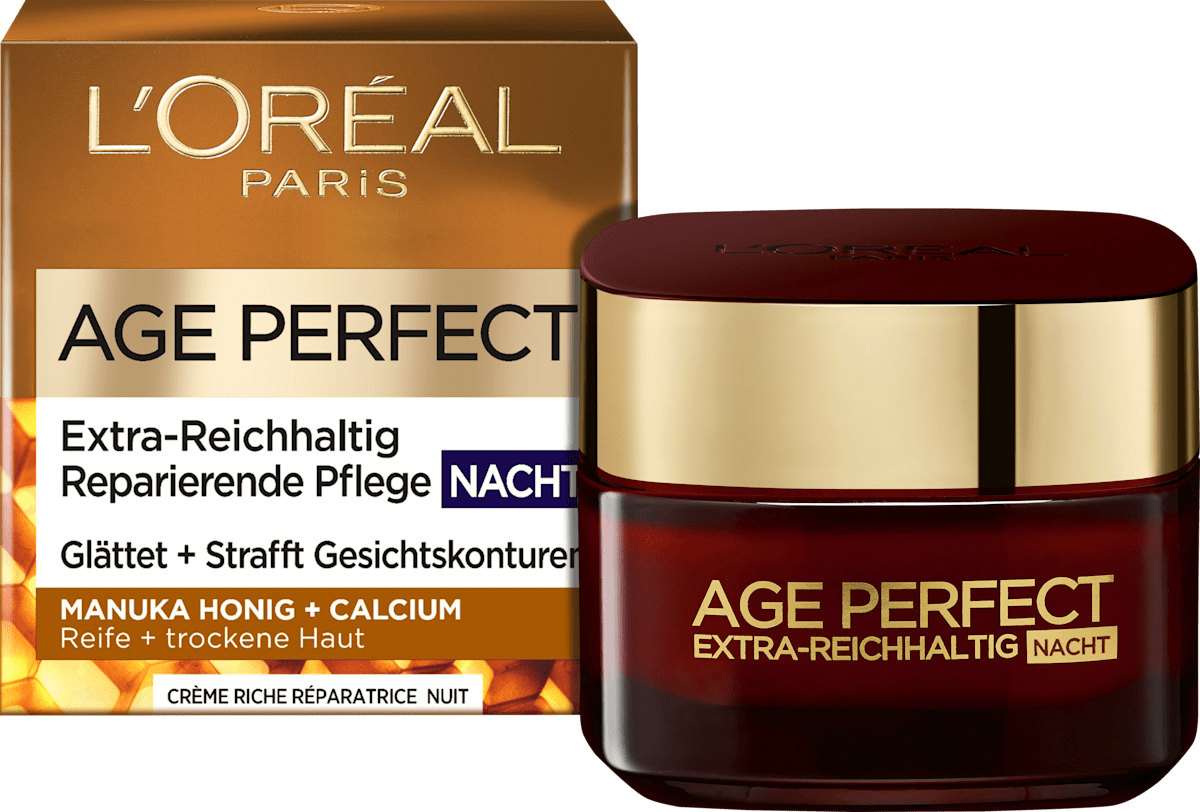 L'ORÉAL PARiS Night Cream Age Perfect Extra Rich Manuka Honey, 50 ml