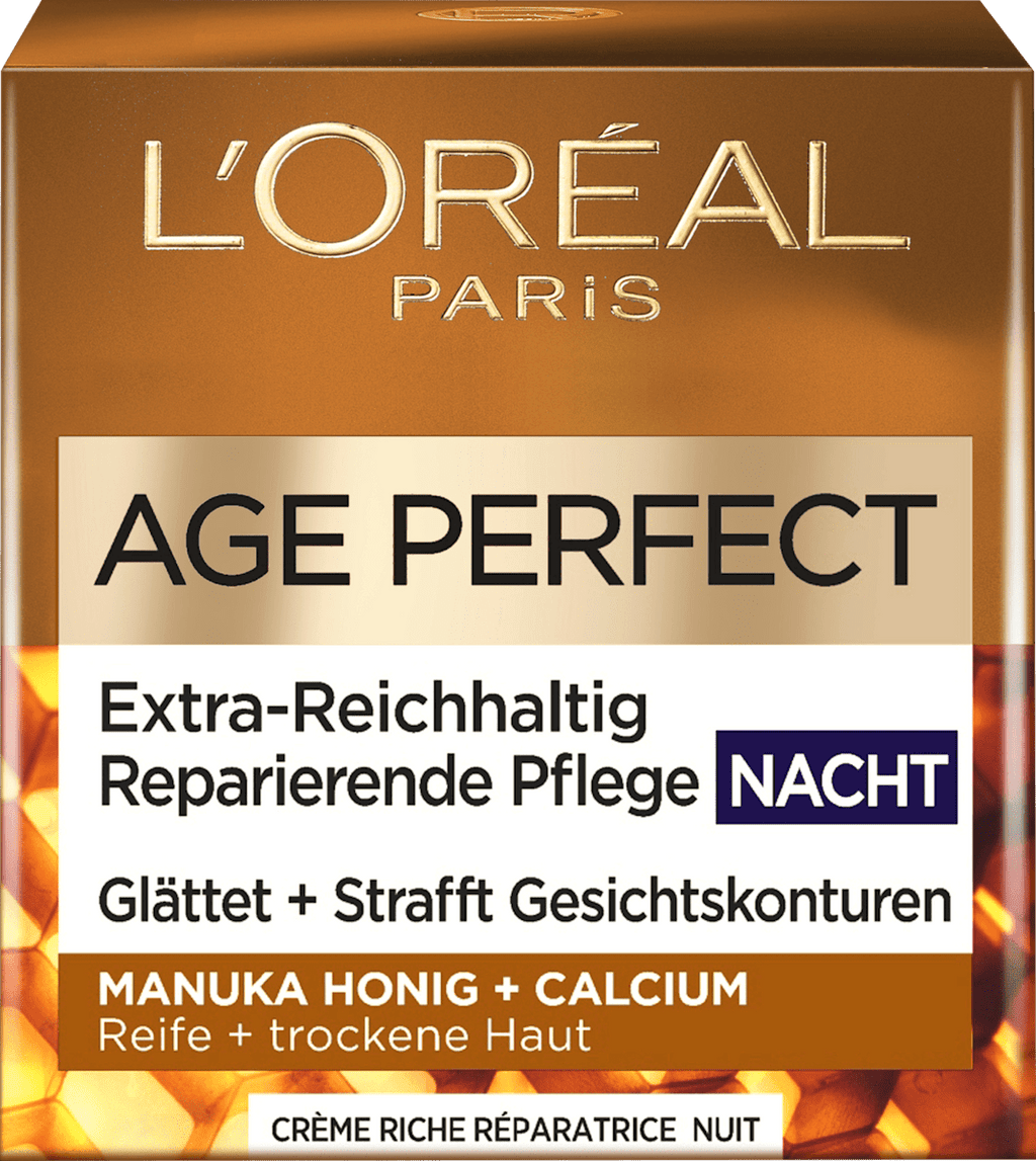 L'ORÉAL PARiS Night Cream Age Perfect Extra Rich Manuka Honey, 50 ml