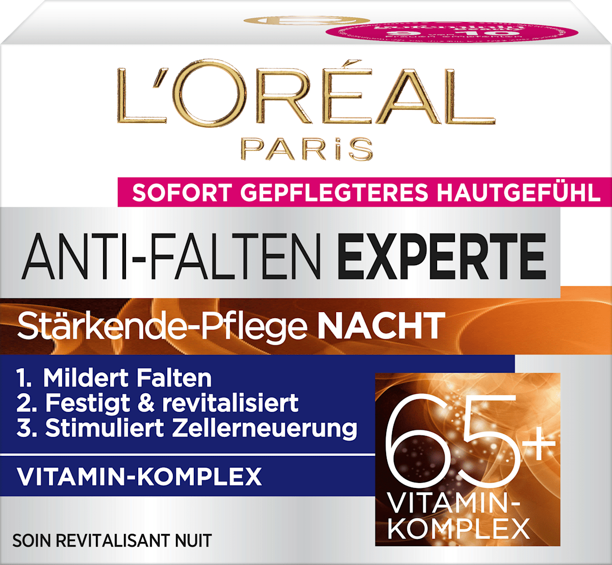 L'ORÉAL PARiS Night Cream Anti-Wrinkle Expert 65+, 50 ml