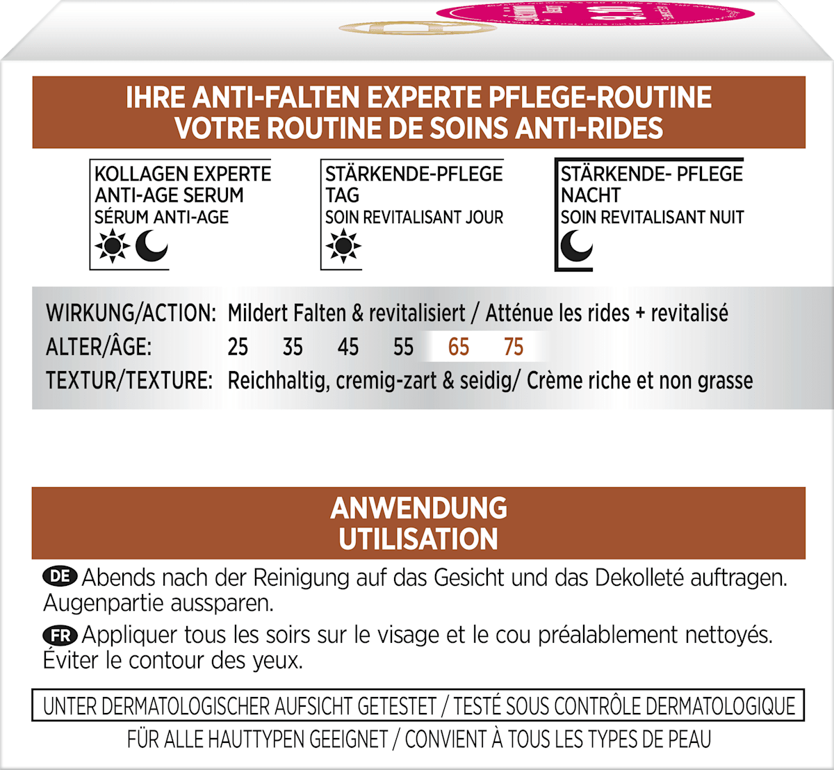 L'ORÉAL PARiS Night Cream Anti-Wrinkle Expert 65+, 50 ml