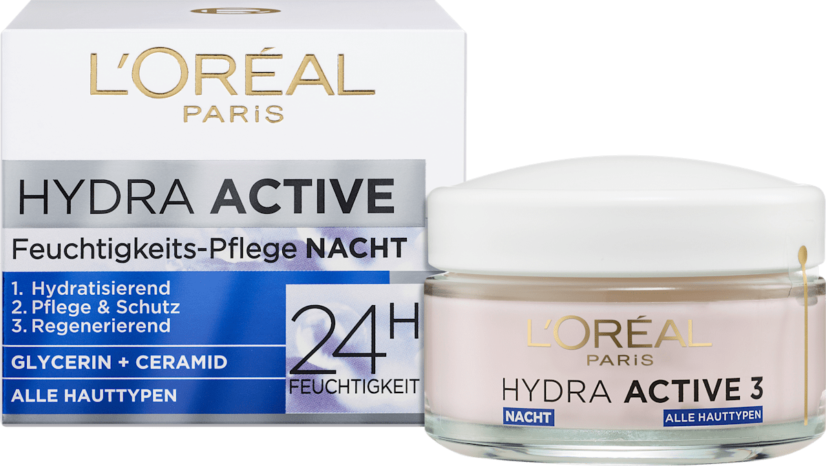 L'ORÉAL PARiS Night Cream Hydra Active 3, 50 ml