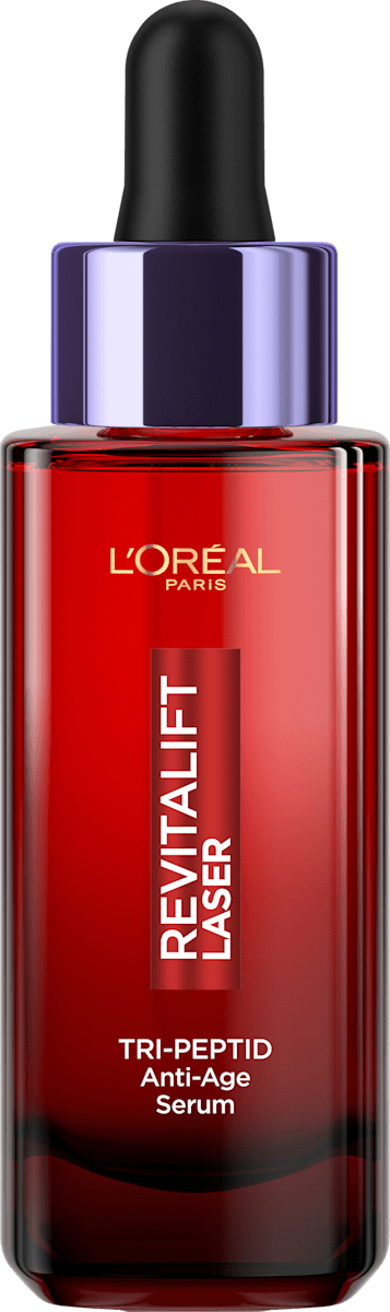 L'ORÉAL PARiS REVITALIFT Anti-Aging Laser Serum with Tri-Peptides, Hyaluronic Acid and Vitamin C, 30 ml