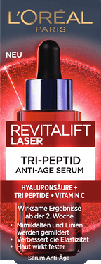 L'ORÉAL PARiS REVITALIFT Anti-Aging Laser Serum with Tri-Peptides, Hyaluronic Acid and Vitamin C, 30 ml
