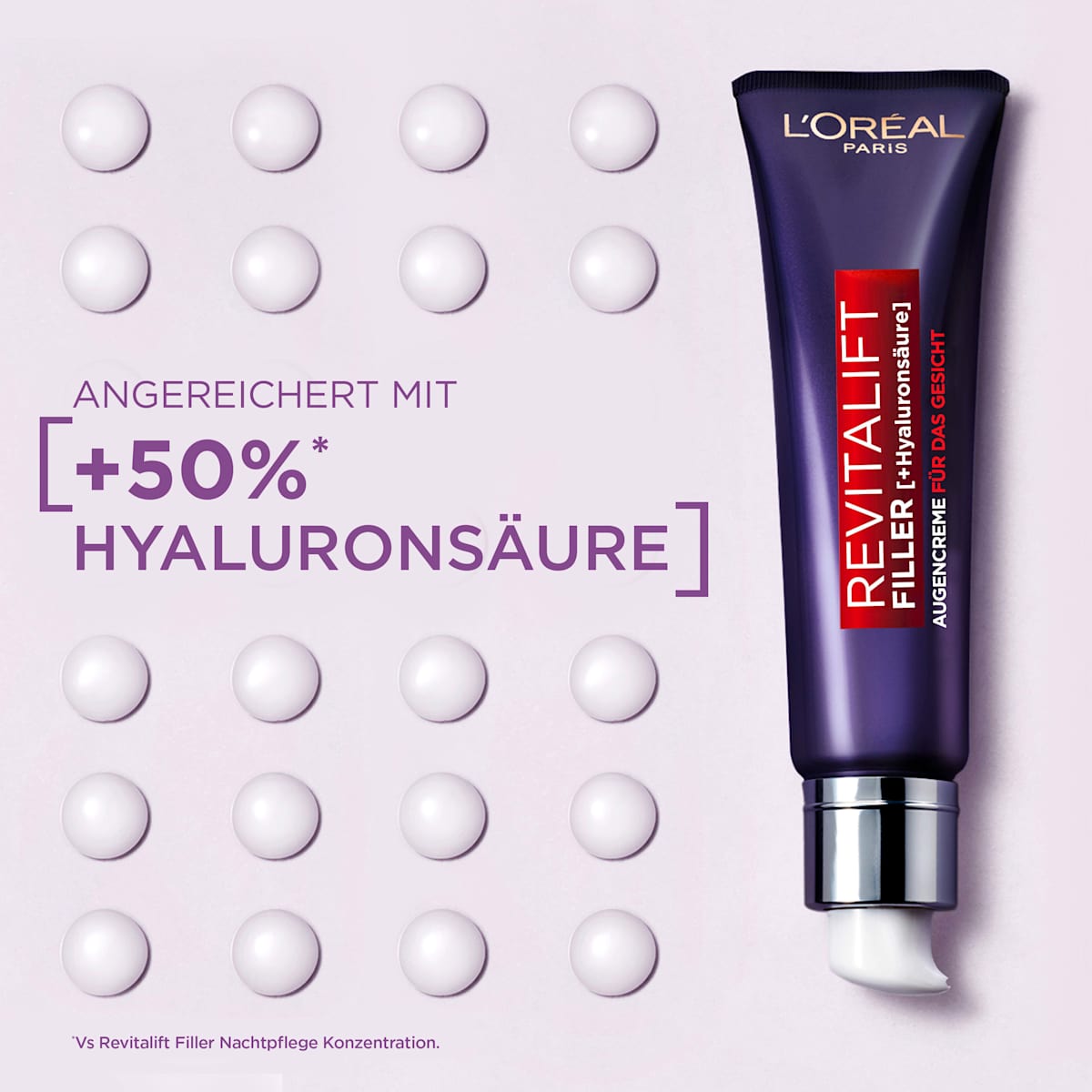 L'ORÉAL PARiS REVITALIFT Eye Cream + Face Revitalift Filler Hyaluronic Acid, 30 ml