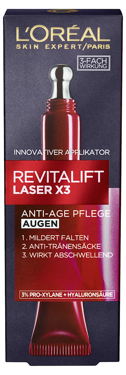 L'ORÉAL PARIS Revitalift Laser X3 Anti-Age Eye Cream with Caffeine, 15 ml