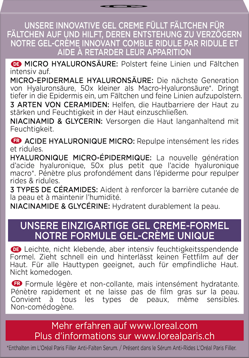 L'ORÉAL PARiS REVITALIFT Face Gel Revitalift Filler, 50 ml
