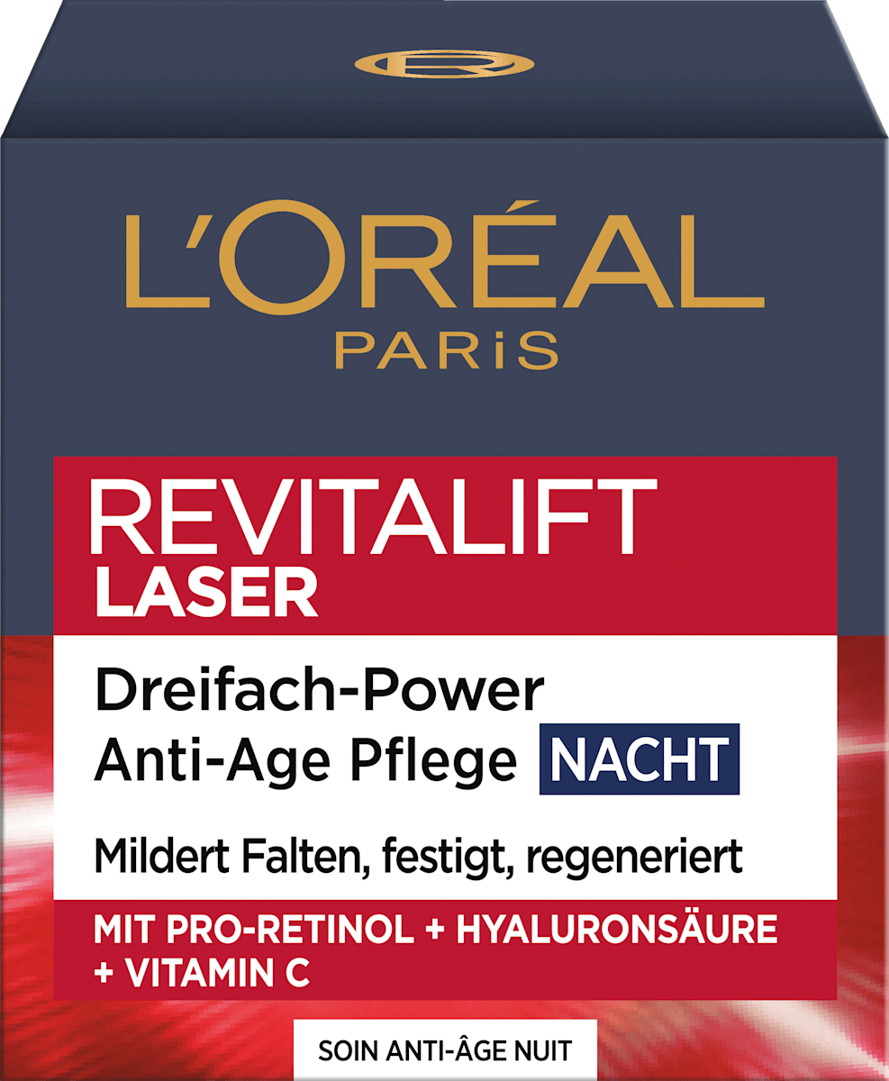 L'ORÉAL PARiS REVITALIFT Night Cream Anti-Age Revitalift Laser X3, 50 ml